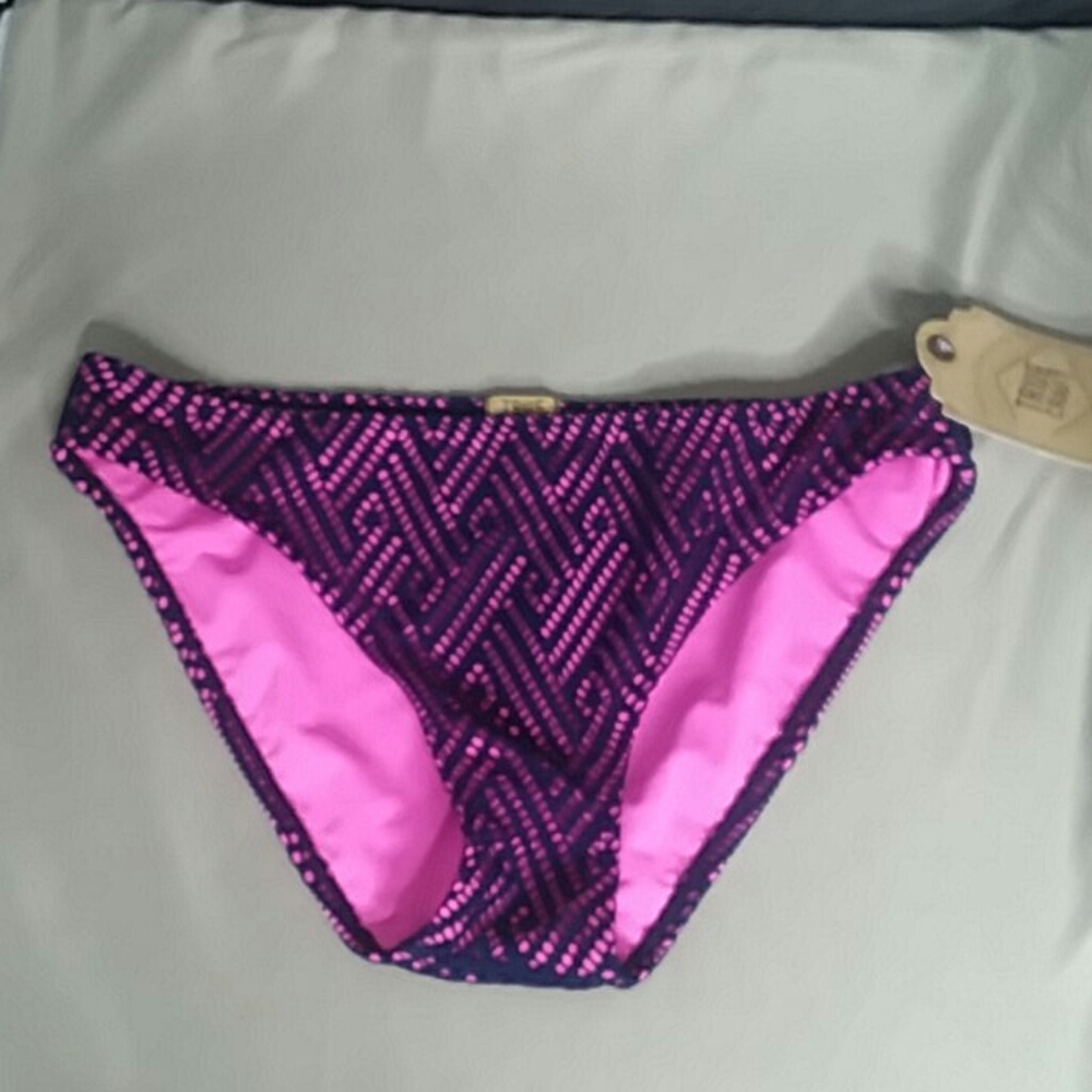 True Craft blue/pink Bikini Bottoms Sz. Med